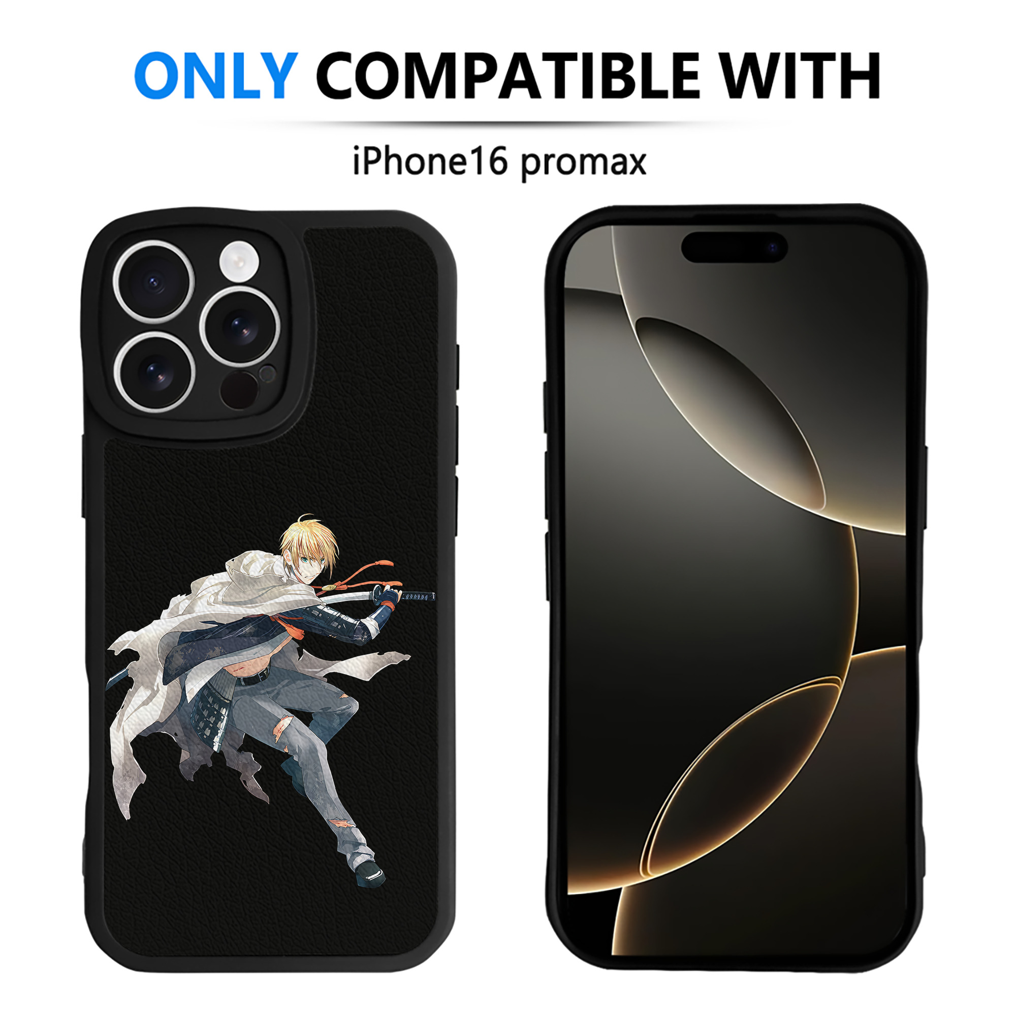 （画像用） 刀剣乱舞 Touken Ranbu 【iPhone 16シリーズ対応】シリコンスマホケース（レザー調） 材質：シリコン
